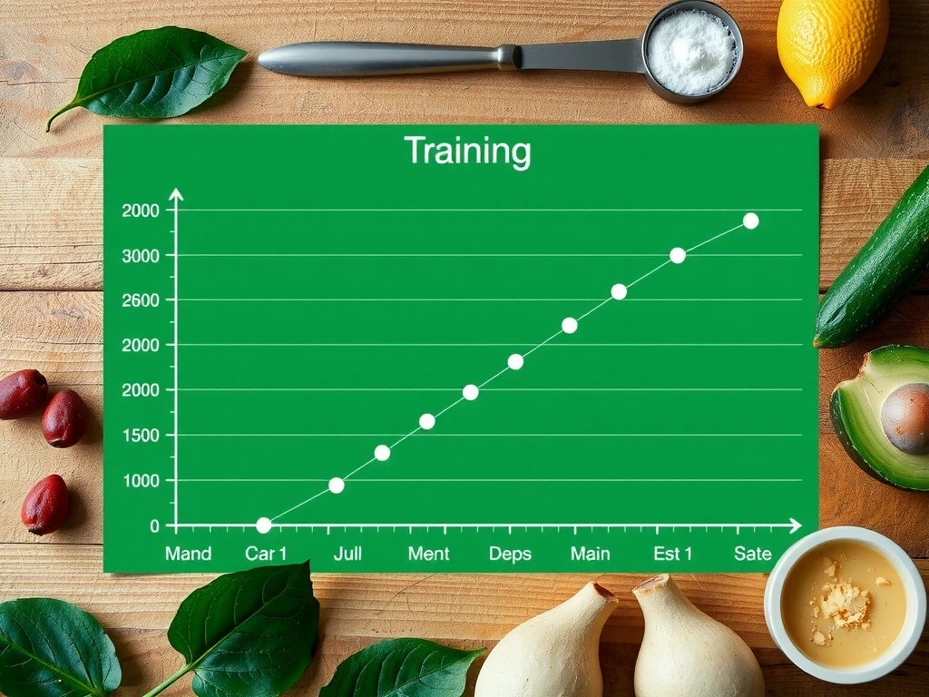 Kurvan för energinivåer under en träningsdag